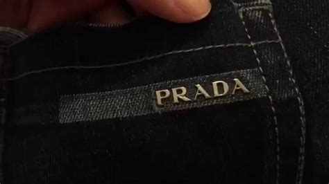 how do you know real prada mens jeans|prada jeans bad stitching.